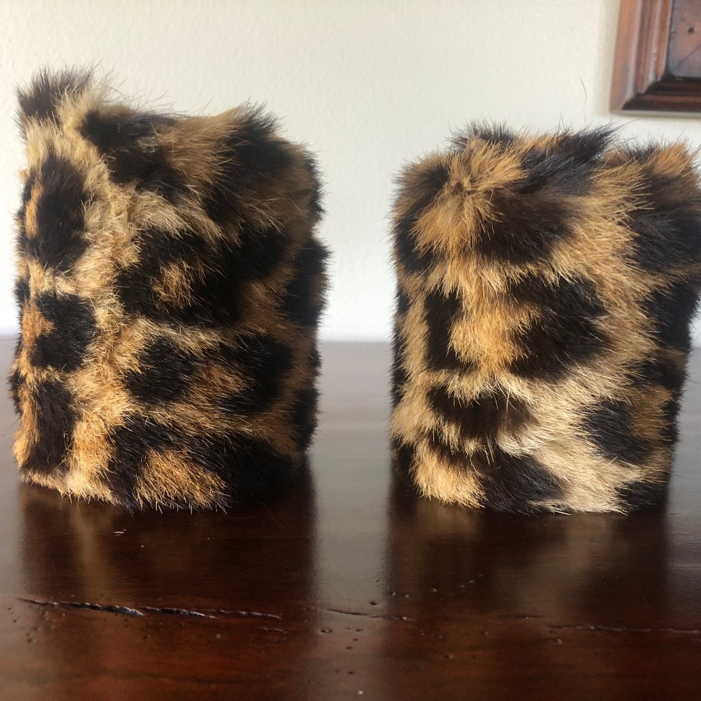 Leopard Fur Cufflinks